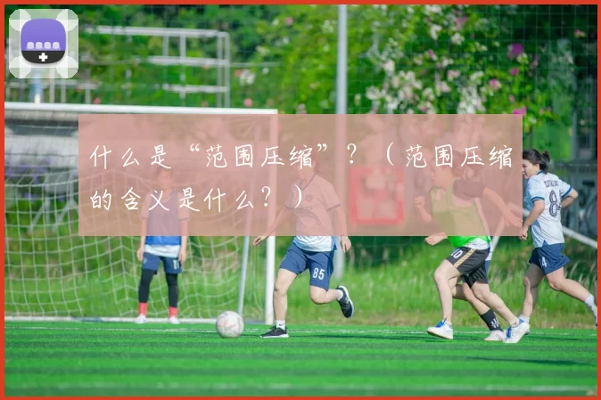 什么是“范围压缩”？（范围压缩的含义是什么？）